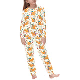 Squirrel Pattern Print Design 04 Kids' Boys' Girls' All Over Print Pajama Set