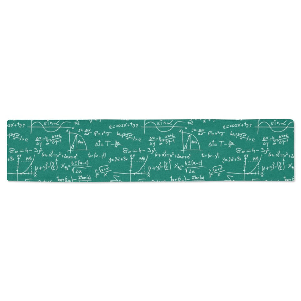 Math Pattern Print Design 01 Table Runner