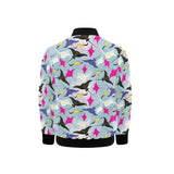 Stingray Pattern Print Design 01 Kids' Boys' Girls' Bomber Jacket