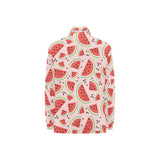 Watermelon pattern Women's Long Sleeve Polo Shirt