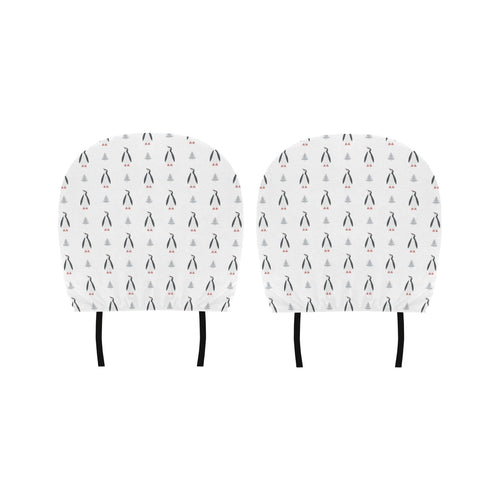 Penguin pattern Car Headrest Cover