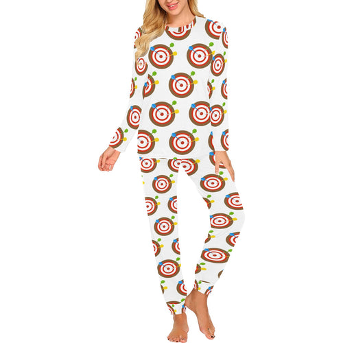 Darts Pattern Print Design 04 Women's All Over Print Pajama Set
