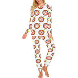 Darts Pattern Print Design 04 Women's All Over Print Pajama Set