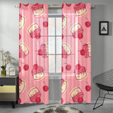 Cake cherry pattern Gauze Curtain