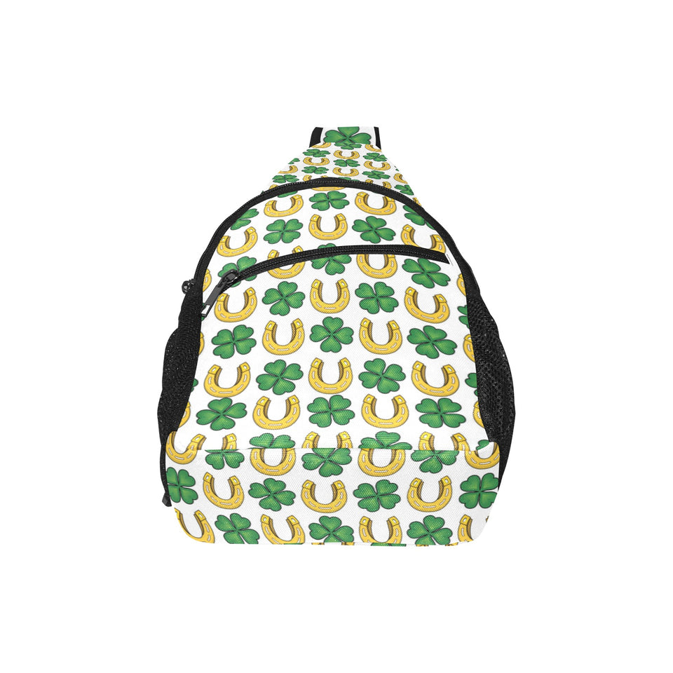 Horseshoes Pattern Print Design 04 All Over Print Chest Bag