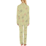 Camera Pattern Print Design 01 Women's Long Pajama Set