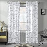 arabic star pattern Gauze Curtain