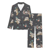 Cute koala pattern Women's Long Pajama Set