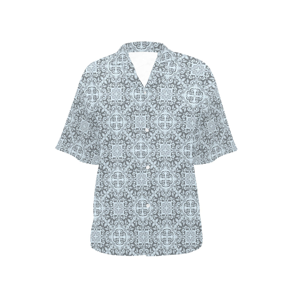 Traditional indian element pattern Women's All Over Print Hawaiian Shirt