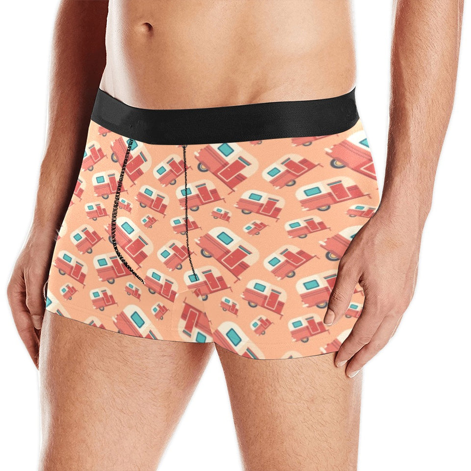 Camper Van Pattern Print Design 03 Men's All Over Print Boxer Briefs Men's Underwear