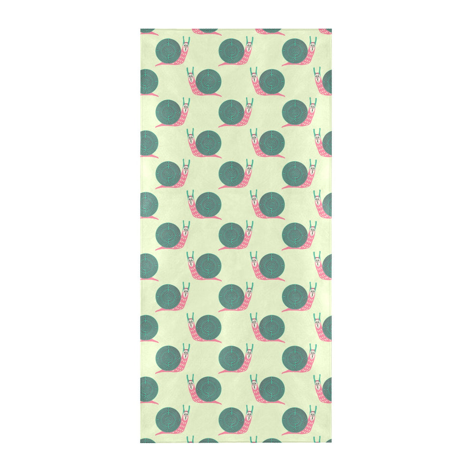 Snail Pattern Print Design 04 Beach Towel