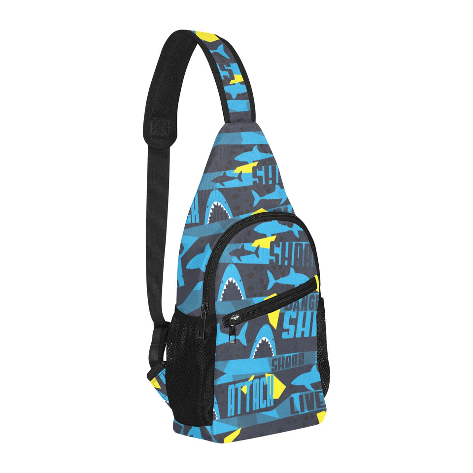 Shark dangerous All Over Print Chest Bag