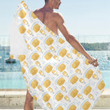 Pancake Pattern Print Design 05 Beach Towel