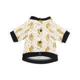 Corn Pattern Print Design 02 All Over Print Pet Dog Round Neck Fuzzy Shirt