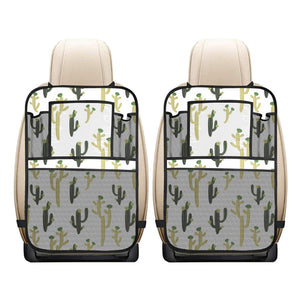 Cute cactus pattern Car Seat Back Organizer