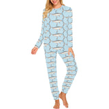 Swordfish Pattern Print Design 01 Women's All Over Print Pajama Set