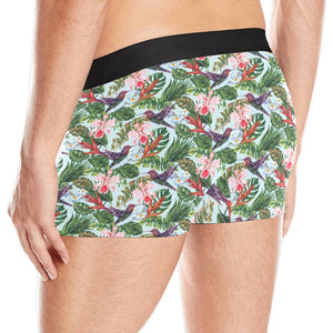 Hummingbird Pattern Print Design 05 Men's All Over Print Boxer Briefs Men's Underwear