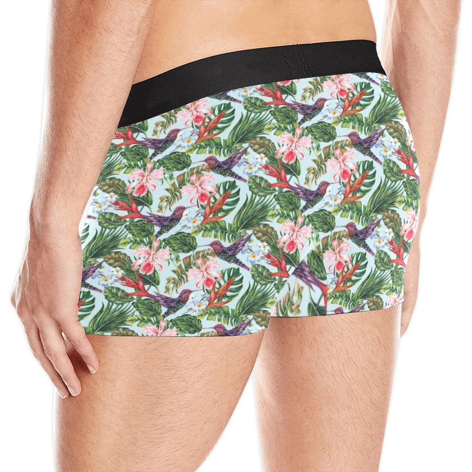 Hummingbird Pattern Print Design 05 Men's All Over Print Boxer Briefs Men's Underwear