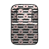 Donuts pink icing striped pattern Car Seat Back Organizer