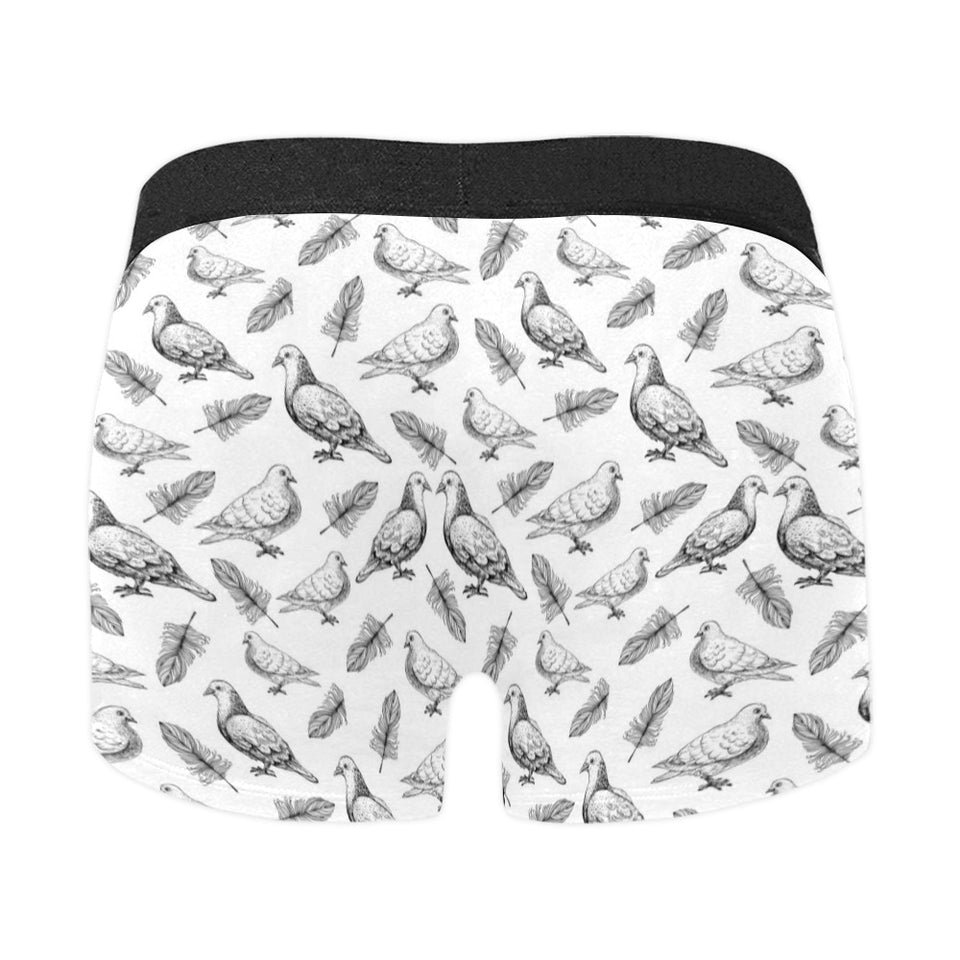 Pigeon Pattern Print Design 05 Men's All Over Print Boxer Briefs Men's Underwear