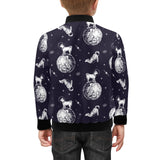 Chihuahua space helmet. astronaut pattern Kids' Boys' Girls' Bomber Jacket
