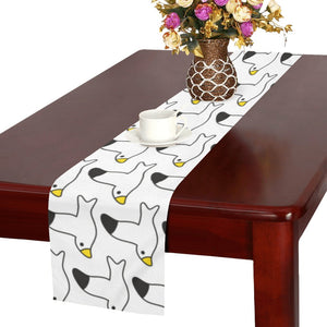 Seagull Pattern Print Design 05 Table Runner