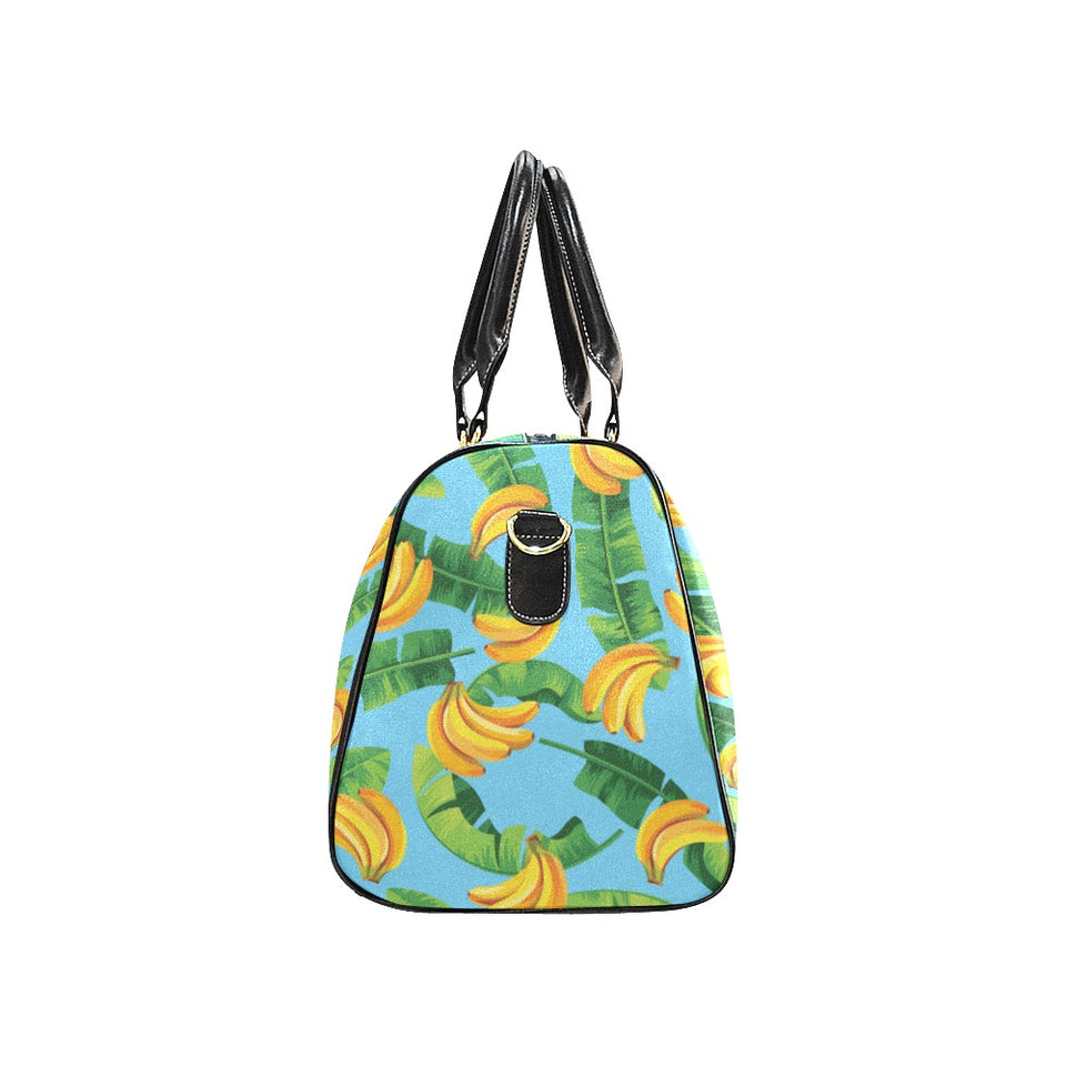 banana leaves banana design pattern Travel Bag