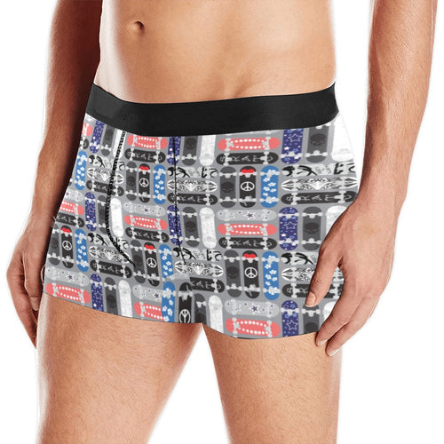 Skate Board Pattern Print Design 04 Men's All Over Print Boxer Briefs Men's Underwear