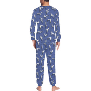 Seagull Pattern Print Design 03 Men's All Over Print Pajama