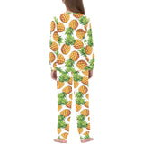 Pineapples design pattern Kids' Boys' Girls' All Over Print Pajama Set