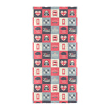 British Pattern Print Design 05 Beach Towel