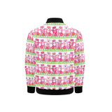 Teddy Bear Pattern Print Design 04 Kids' Boys' Girls' Bomber Jacket