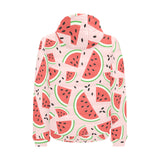 Watermelon pattern Men's Padded Hooded Jacket