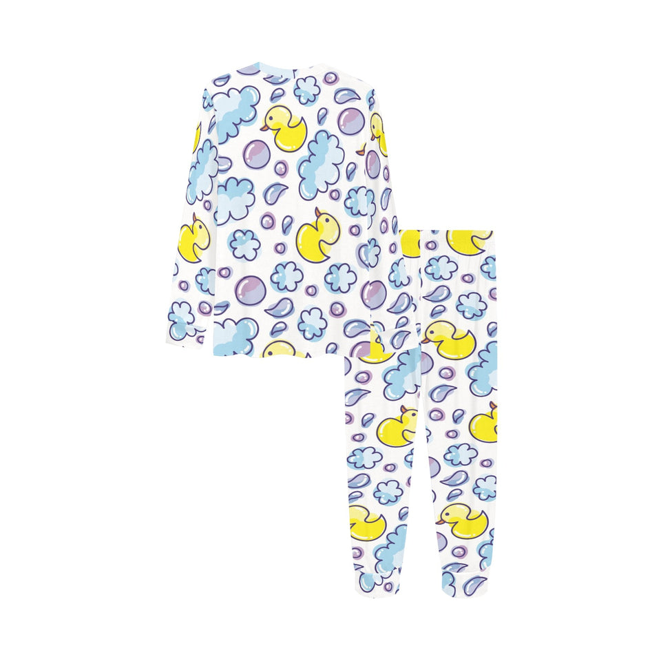 Duck Pattern Print Design 01 Kids' Boys' Girls' All Over Print Pajama Set