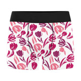 pink sketch tulip pattern Men's All Over Print Boxer Briefs Men's Underwear