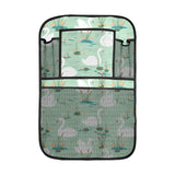 White swan lake pattern Car Seat Back Organizer