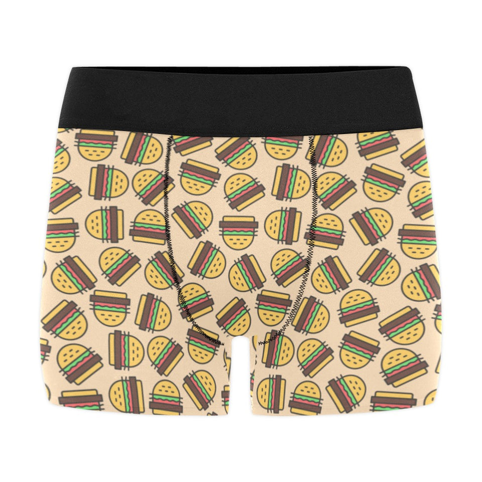 Hamburger Pattern Print Design 01 Men's All Over Print Boxer Briefs Men's Underwear