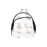 Cute sea otters pattern All Over Print Chest Bag