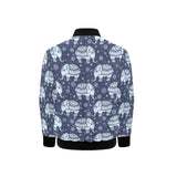 Elephant tribal design pattern Kids' Boys' Girls' Bomber Jacket