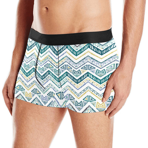 zigzag  chevron paint design pattern Men's All Over Print Boxer Briefs Men's Underwear