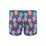 Pineapples pattern zigzag background Men's Swimming Trunks