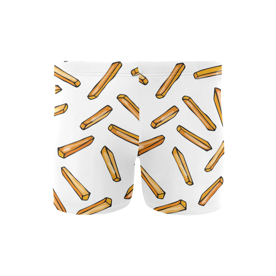 French fries potato pattern Men's Swimming Trunks