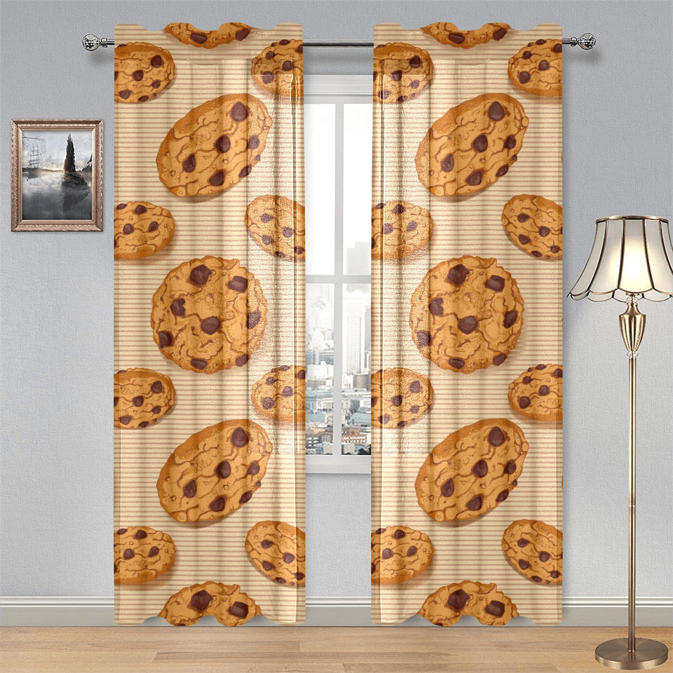 Cookie pattern Gauze Curtain