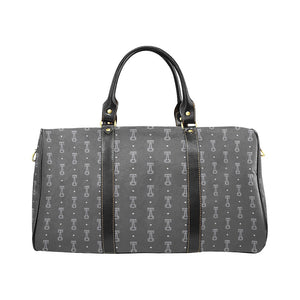 Engine Piston Black Background Pattern Design 02 Travel Bag