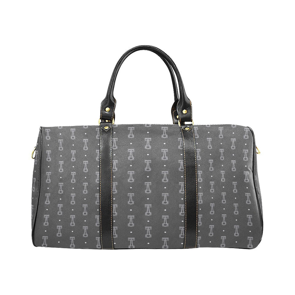 Engine Piston Black Background Pattern Design 02 Travel Bag