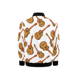 Paint Guitar Pattern Kids' Boys' Girls' Bomber Jacket