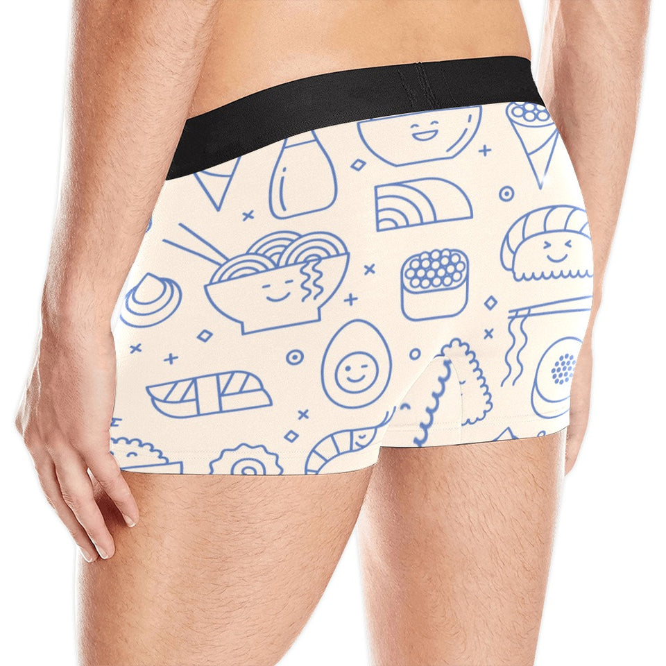 Cute sushi icon pattern Men's All Over Print Boxer Briefs Men's Underwear