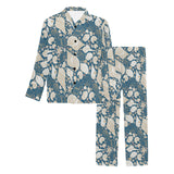 Sea turtle Polynesian Tribal design pattern Men's Long Pajama Set