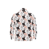 Pig Pattern Print Design 05 Men's Long Sleeve Polo Shirt