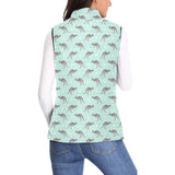 Kangaroo pattern background Women's Padded Vest